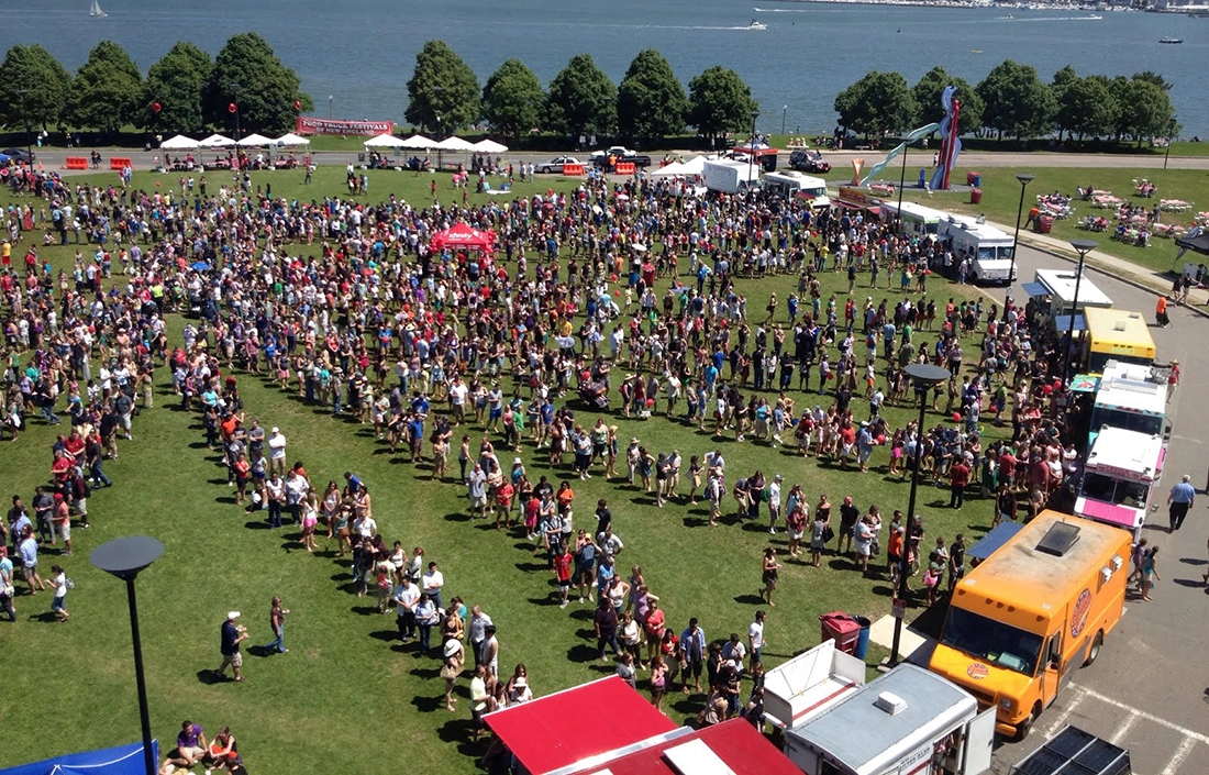 Massive Food Truck Catering Service for Campus Events and Rallies